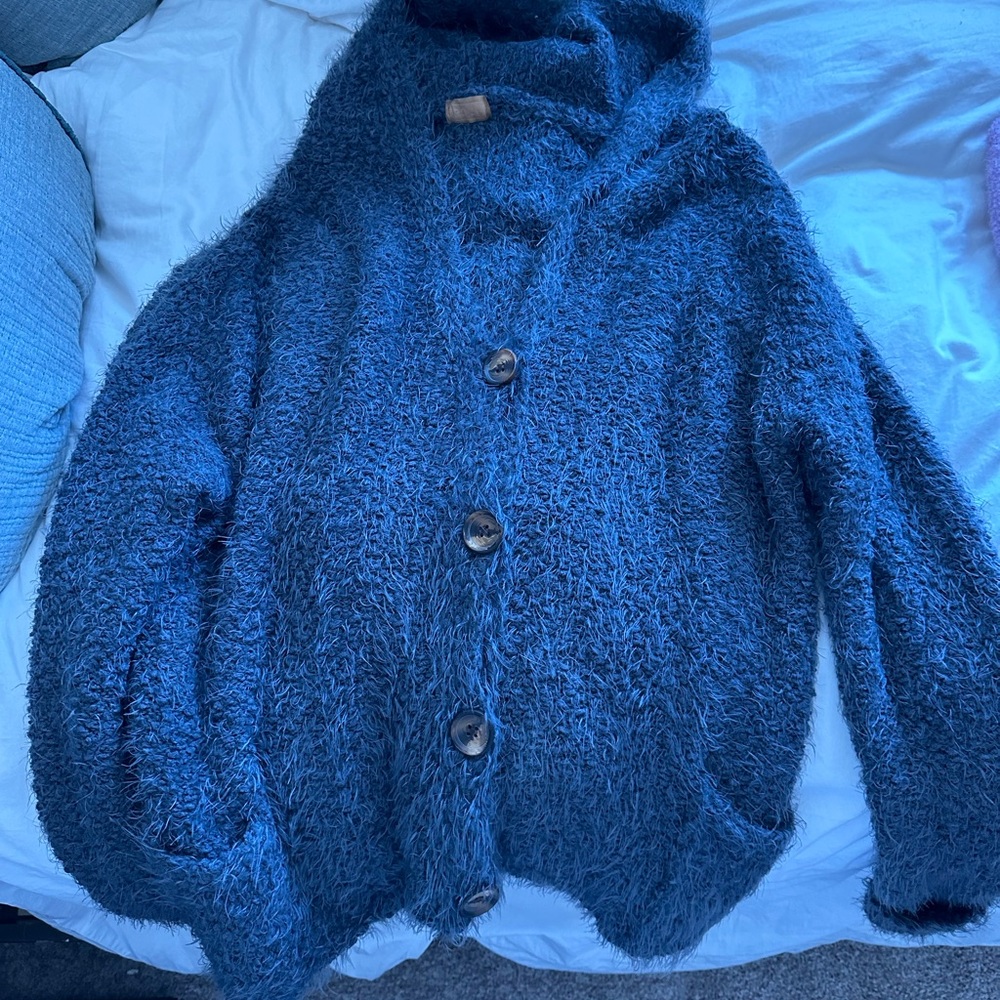 Oversized Navy Sweater